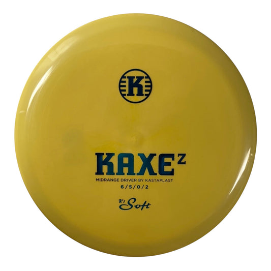 Kastaplast Kaxe Z | K1 Soft | Yellow/Blue 173-174g Disc Golf