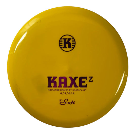 Kastaplast Kaxe Z | K1 Soft | Yellow/Pink 174g Disc Golf