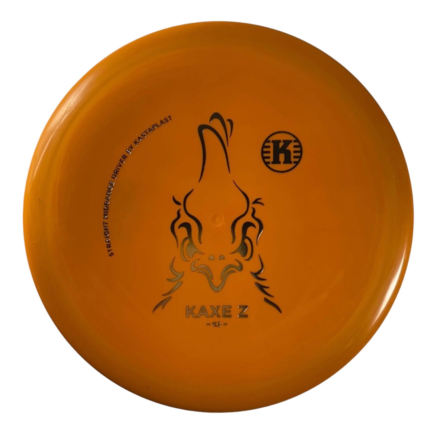 Kastaplast Kaxe Z | K3 | Orange/Gold 173g Disc Golf