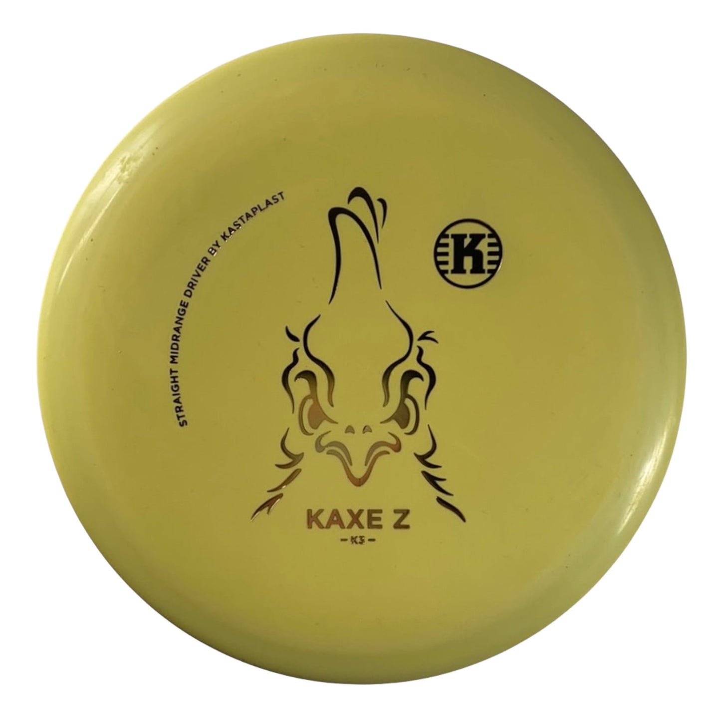 Kastaplast Kaxe Z | K3 | Yellow/Gold 162-170g Disc Golf