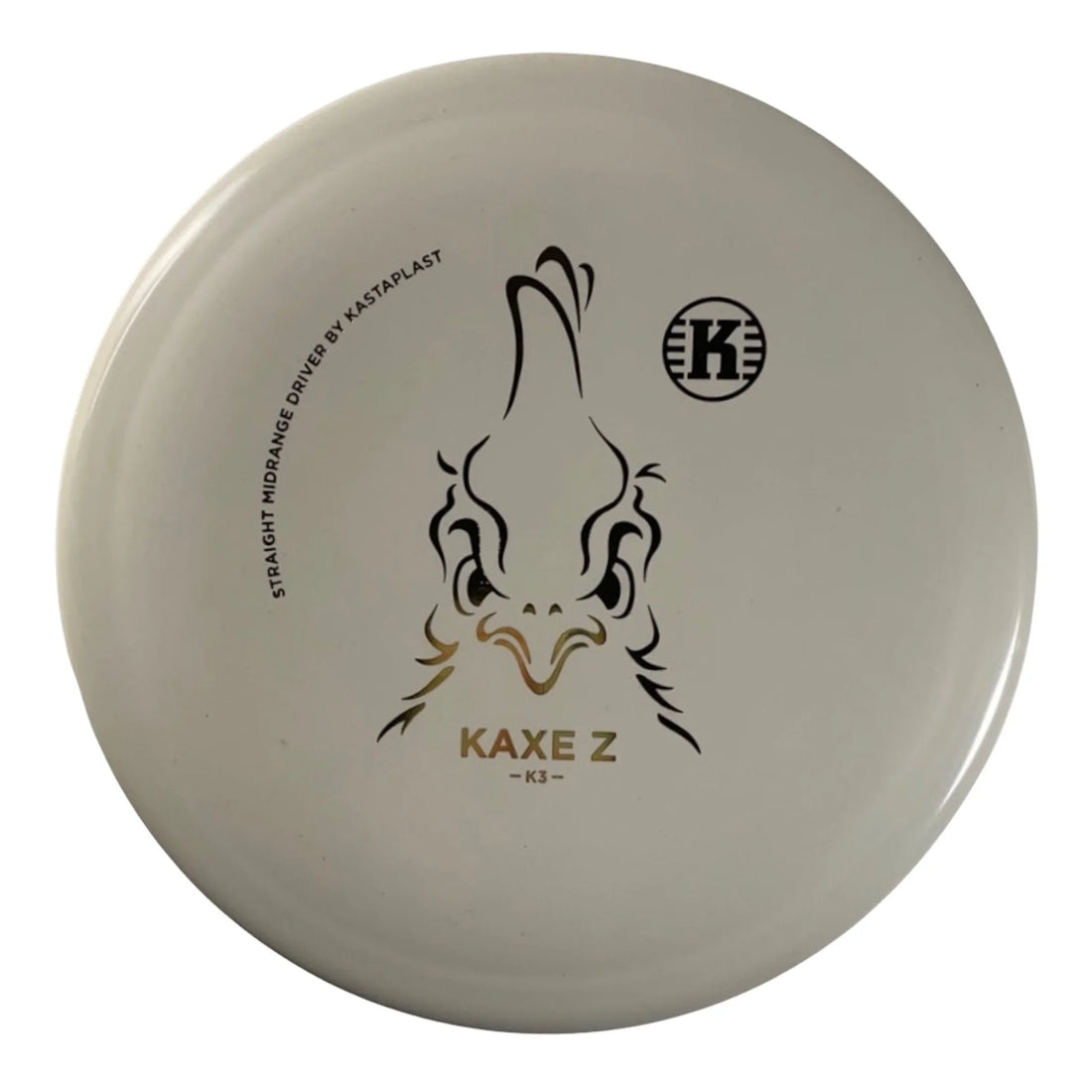 Kastaplast Kaxe Z | K3 | White/Gold 162 - 173g Disc Golf
