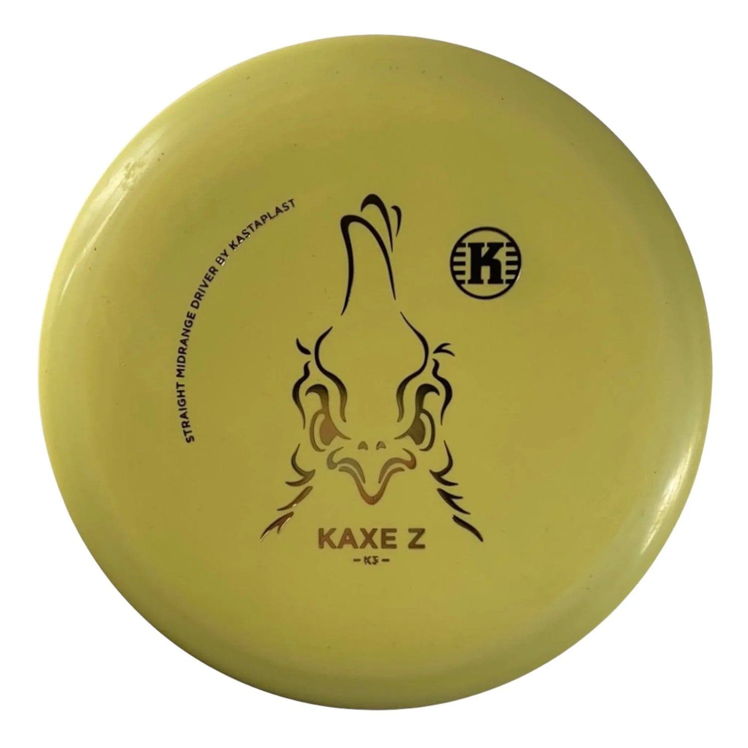 Kastaplast Kaxe Z | K3 | Yellow/Gold 162 - 170g Disc Golf