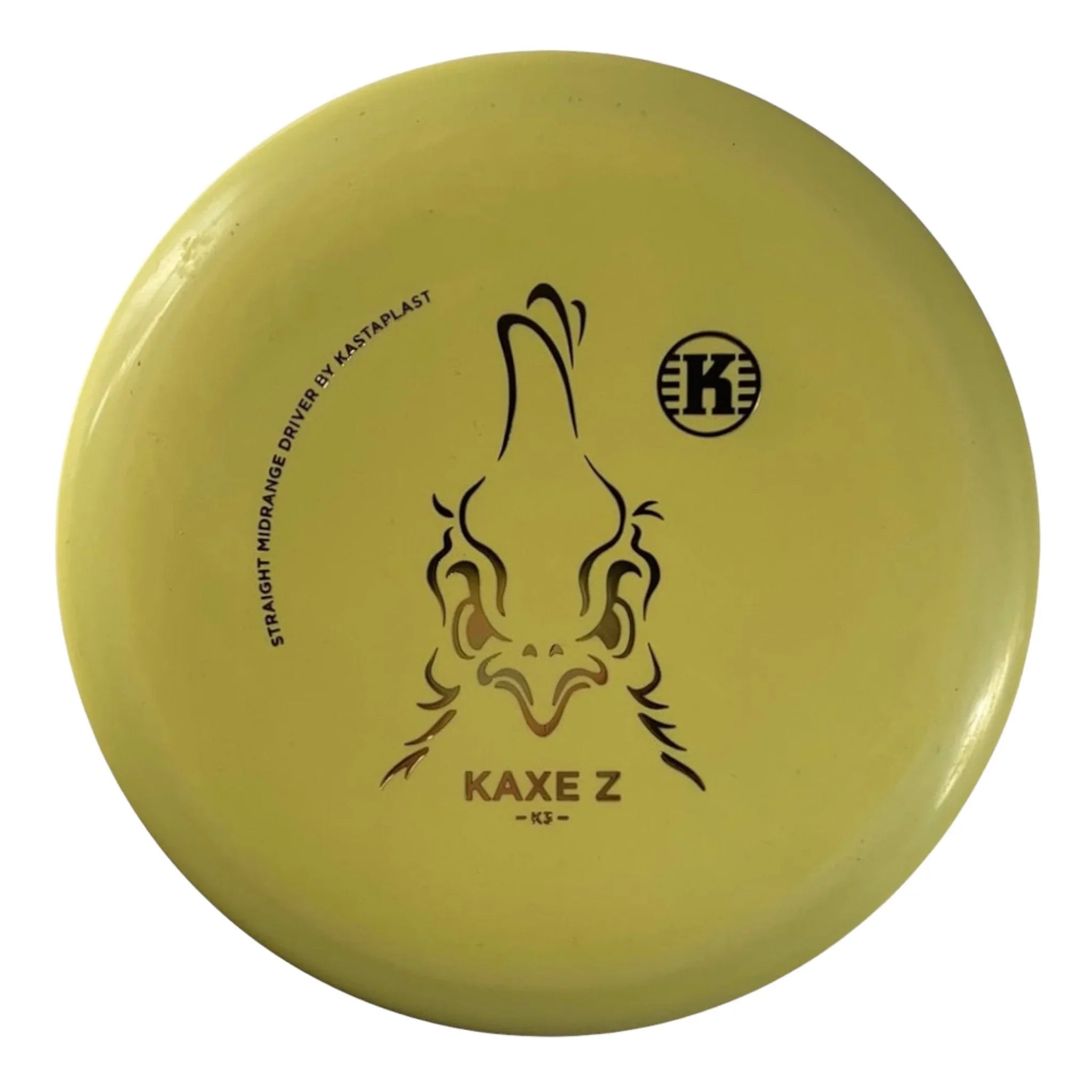 Kastaplast Kaxe Z | K3 | Yellow/Gold 162 - 170g Disc Golf