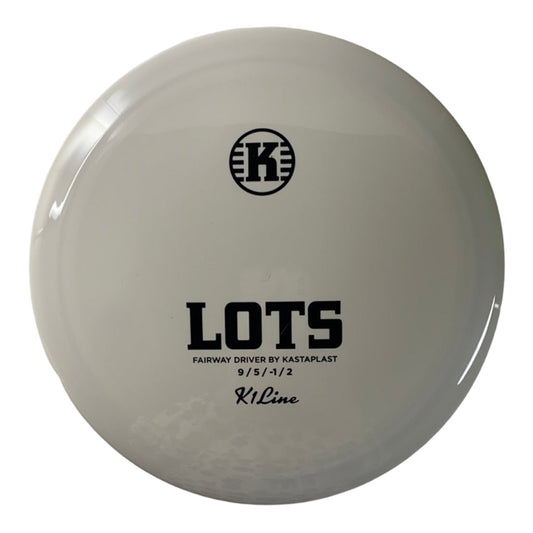 Kastaplast Lots | K1 | White/Black 173-174g Disc Golf
