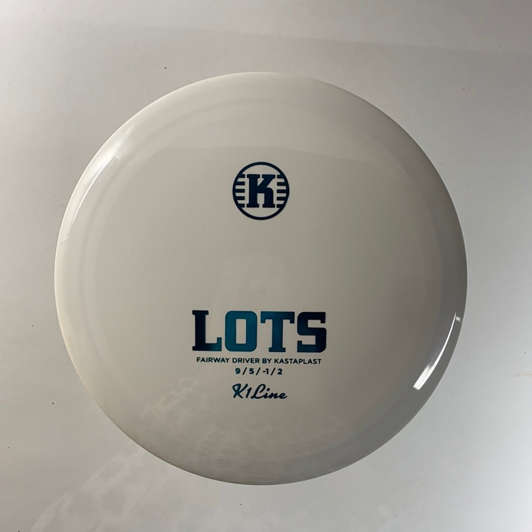 Kastaplast Lots | K1 | White/Blue 173g Disc Golf