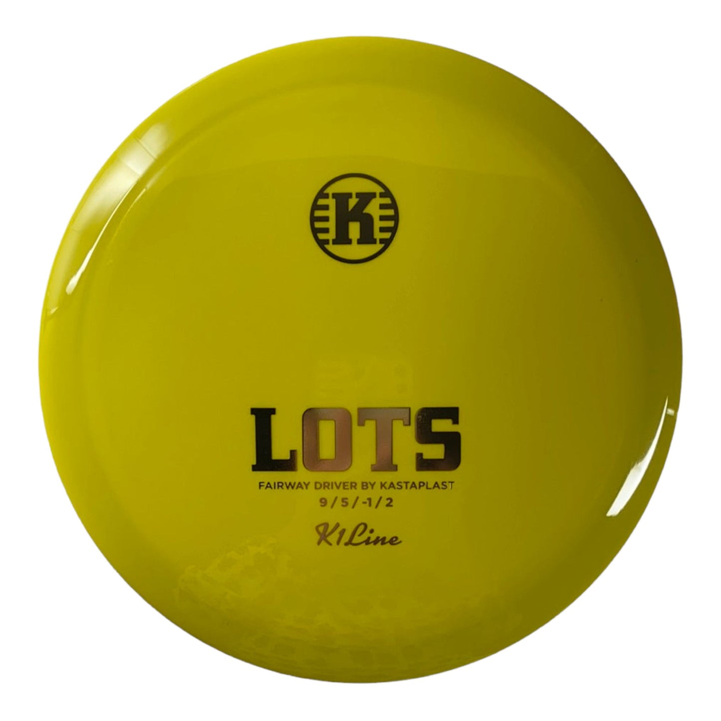 Kastaplast Lots | K1 | Yellow/Gold 174-175g Disc Golf