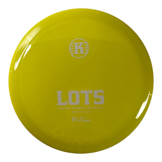 Kastaplast Lots | K1 | Yellow/White 171g Disc Golf