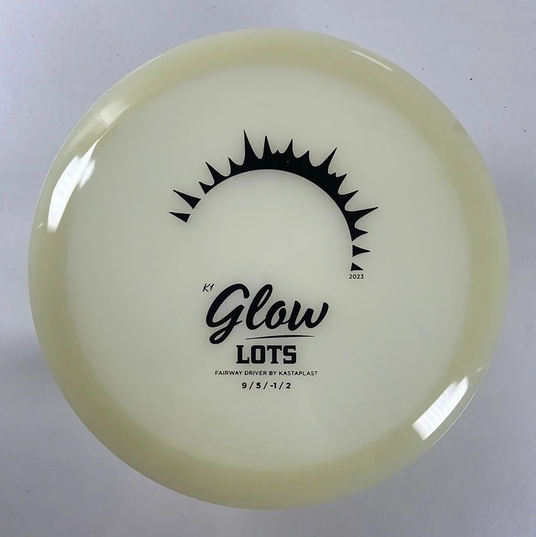 Kastaplast Lots | K1 Glow | Glow/Black 172g (2023) Disc Golf