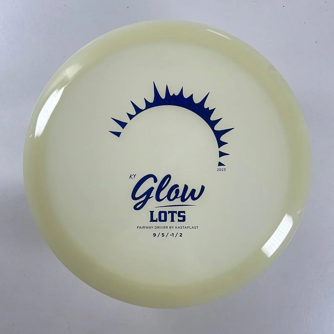 Kastaplast Lots | K1 Glow | Glow/Blue 175g (2023) Disc Golf