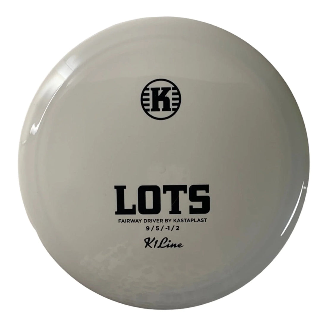 Kastaplast Lots | K1 | White/Black 173 - 174g Disc Golf
