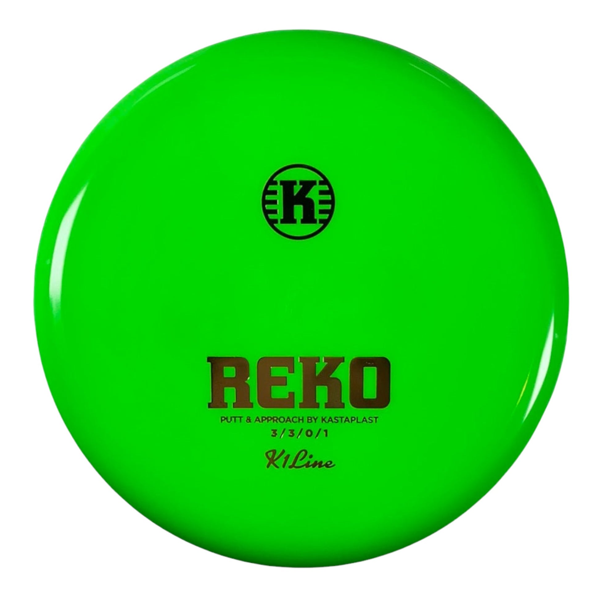 Kastaplast Reko | K1 | Green/Gold 170g Disc Golf