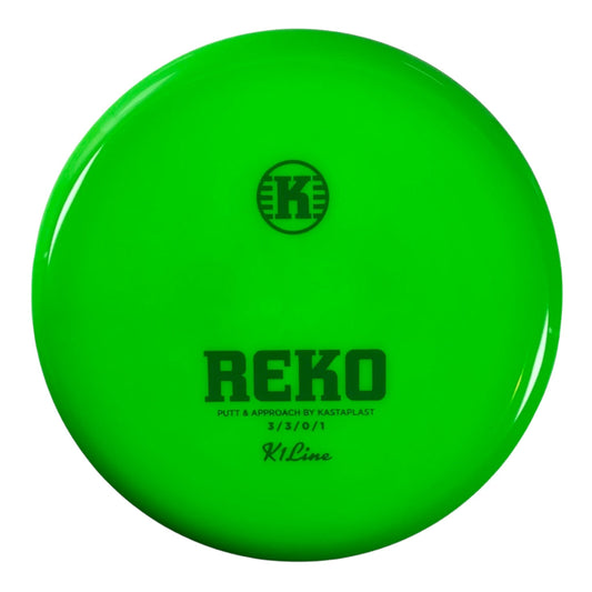 Kastaplast Reko | K1 | Green/Green 172g Disc Golf