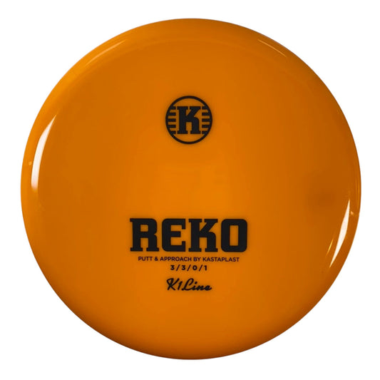 Kastaplast Reko | K1 | Orange/Black 173-175g Disc Golf