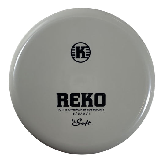 Kastaplast Reko | K1 Soft | Grey/Black 173-175g Disc Golf