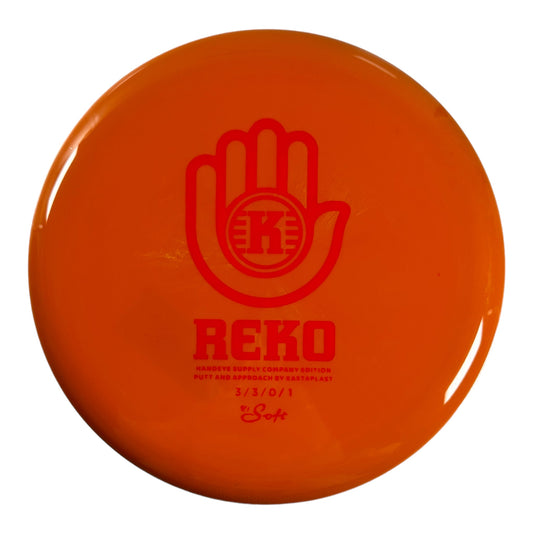 Kastaplast Reko | K1 Soft | Orange/Red 174-176g (Handeye Supply) Disc Golf