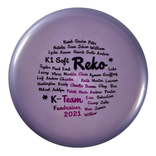 Kastaplast Reko | K1 Soft | Purple/Purple 174g (Team Fundraiser 2021) Disc Golf