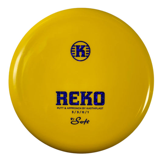 Kastaplast Reko | K1 Soft | Yellow/Blue 171g Disc Golf