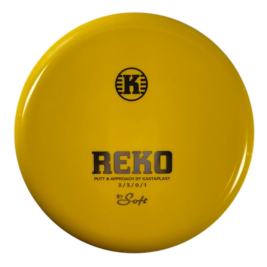 Kastaplast Reko | K1 Soft | Yellow/Silver 171g Disc Golf