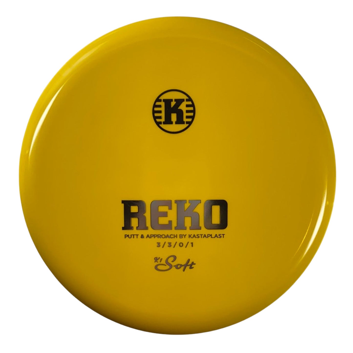 Kastaplast Reko | K1 Soft | Yellow/Silver 171g Disc Golf