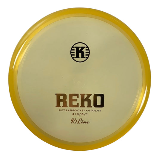 Kastaplast Reko | K1 | Tan/Gold 171-172g Disc Golf