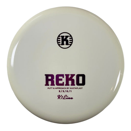 Kastaplast Reko | K1 | White/Pink 171-172g Disc Golf