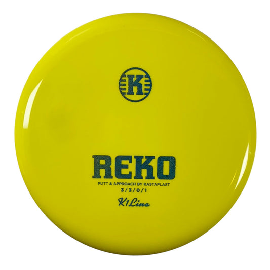 Kastaplast Reko | K1 | Yellow/Blue Holo 170-171g Disc Golf
