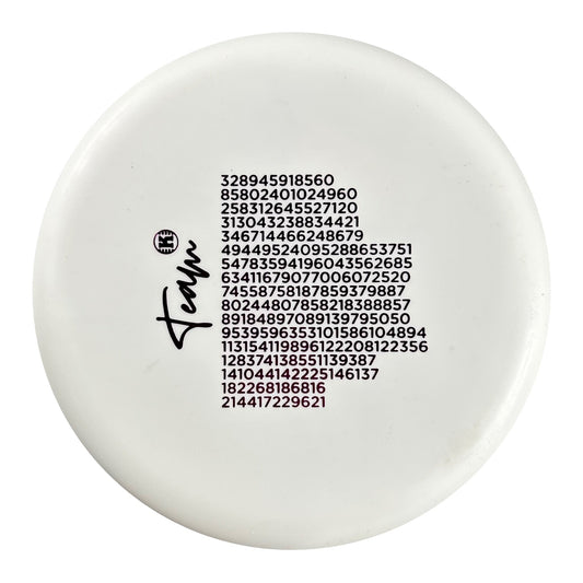 Kastaplast Reko | K3 Glow | White/Pink 176g (Team Fundraiser 2023) Disc Golf