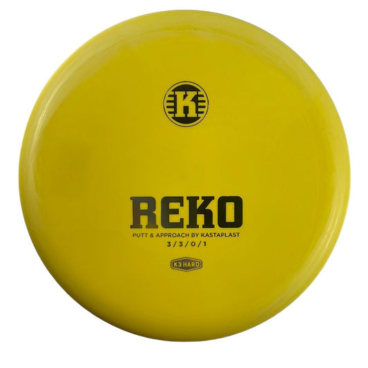 Kastaplast Reko | K3 Hard | Yellow/Silver 171-172g Disc Golf