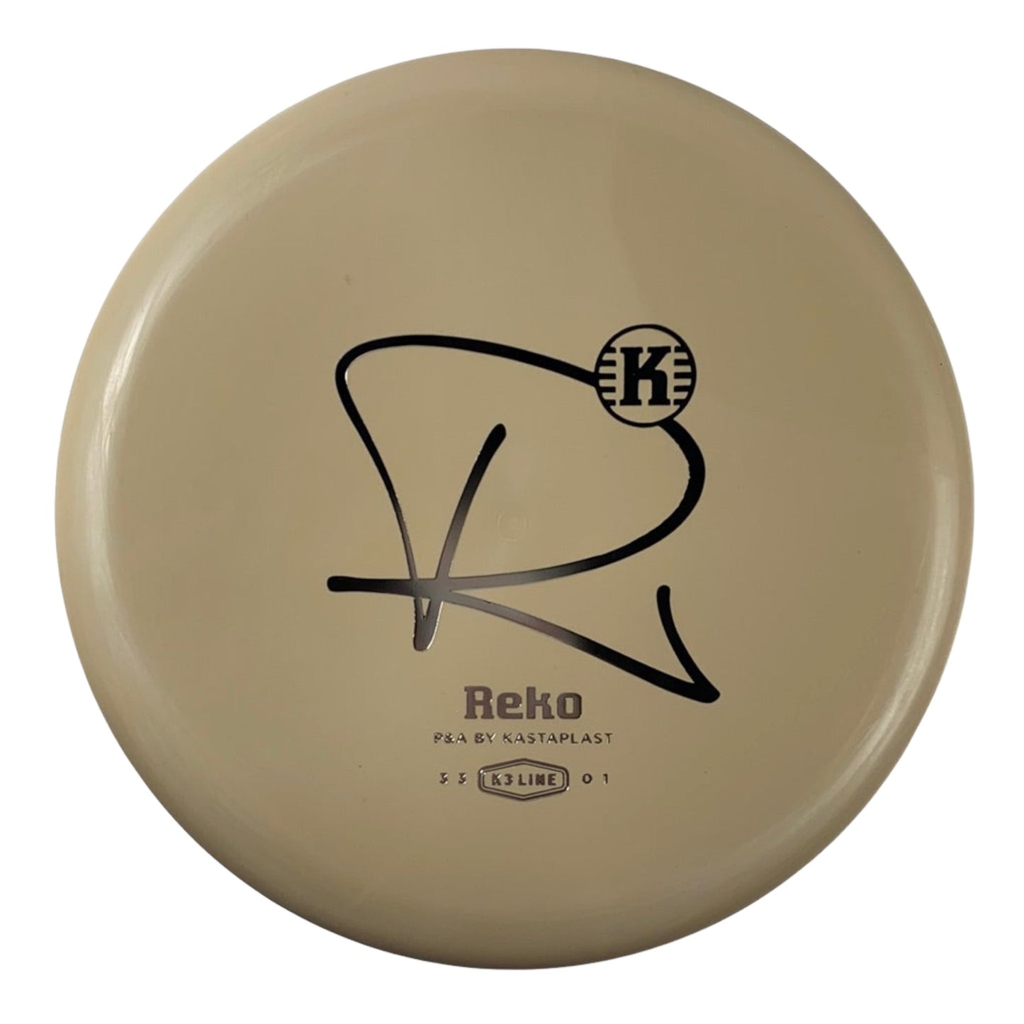 Kastaplast Reko | K3 | Tan/Silver 167g Disc Golf