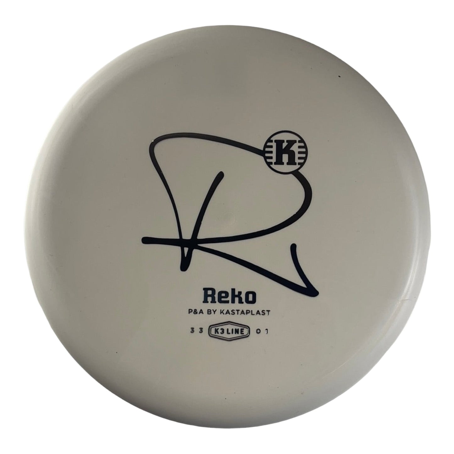 Kastaplast Reko | K3 | White/Silver 170-173g Disc Golf