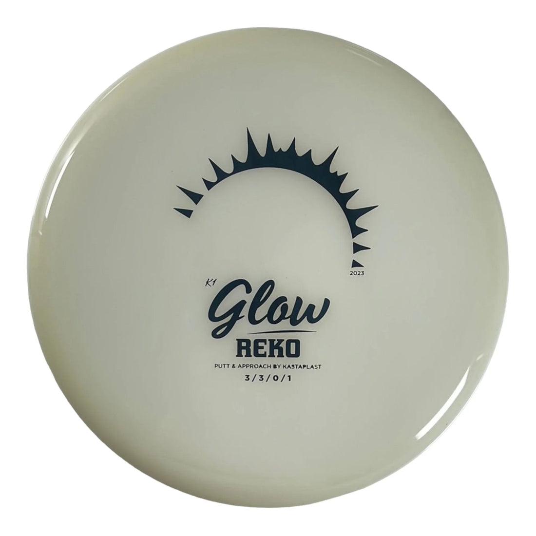 Kastaplast Reko | K1 Glow | Glow/Black 173 - 175g (2023) Disc Golf