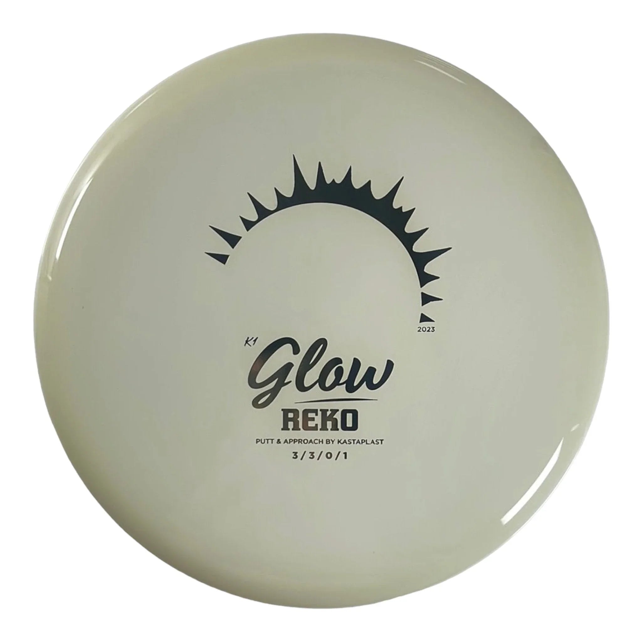 Kastaplast Reko | K1 Glow | Glow/Gold 173 - 174g (2023) Disc Golf