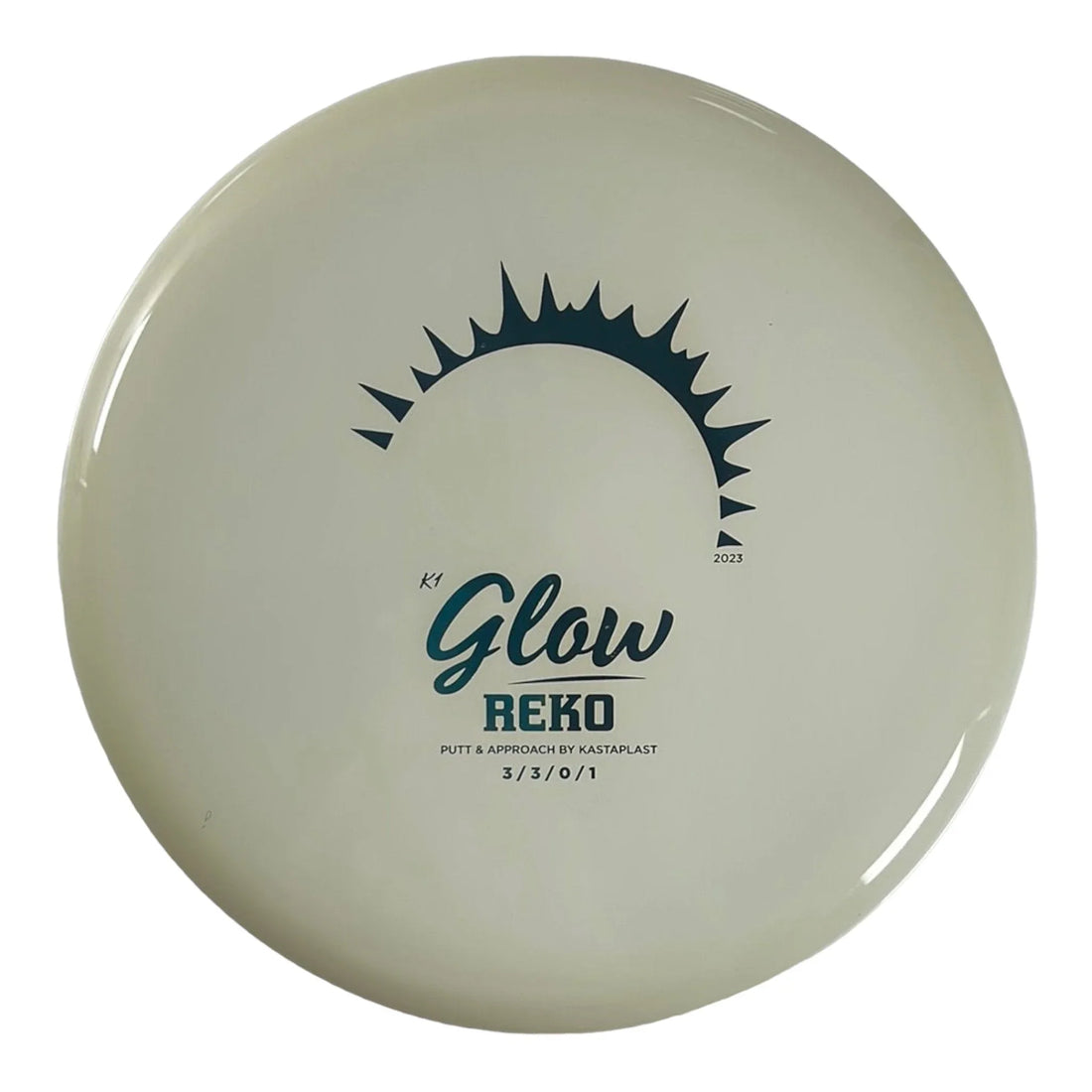 Kastaplast Reko | K1 Glow | Glow/Light Blue 172 - 176g (2023) Disc Golf