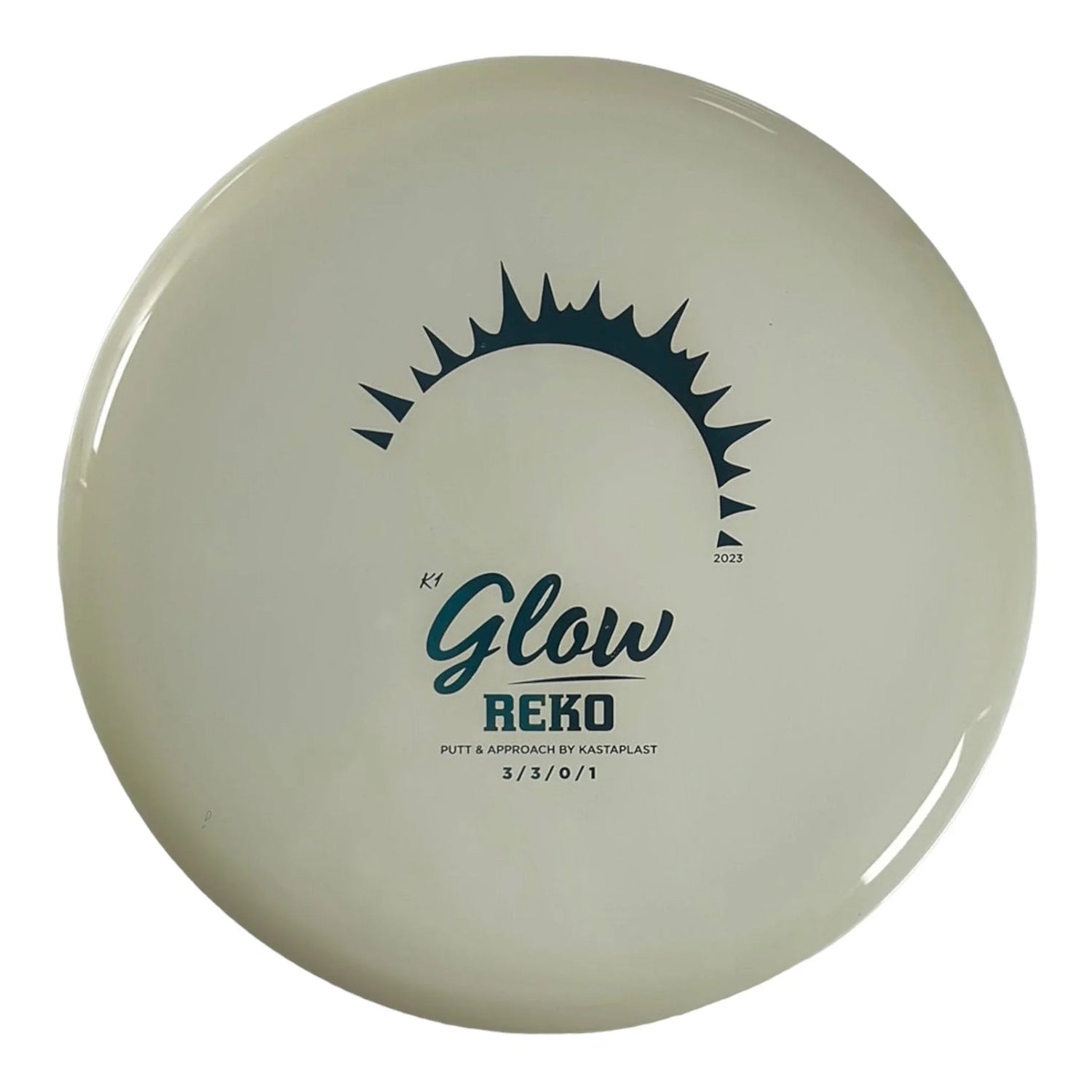 Kastaplast Reko | K1 Glow | Glow/Light Blue 172 - 176g (2023) Disc Golf