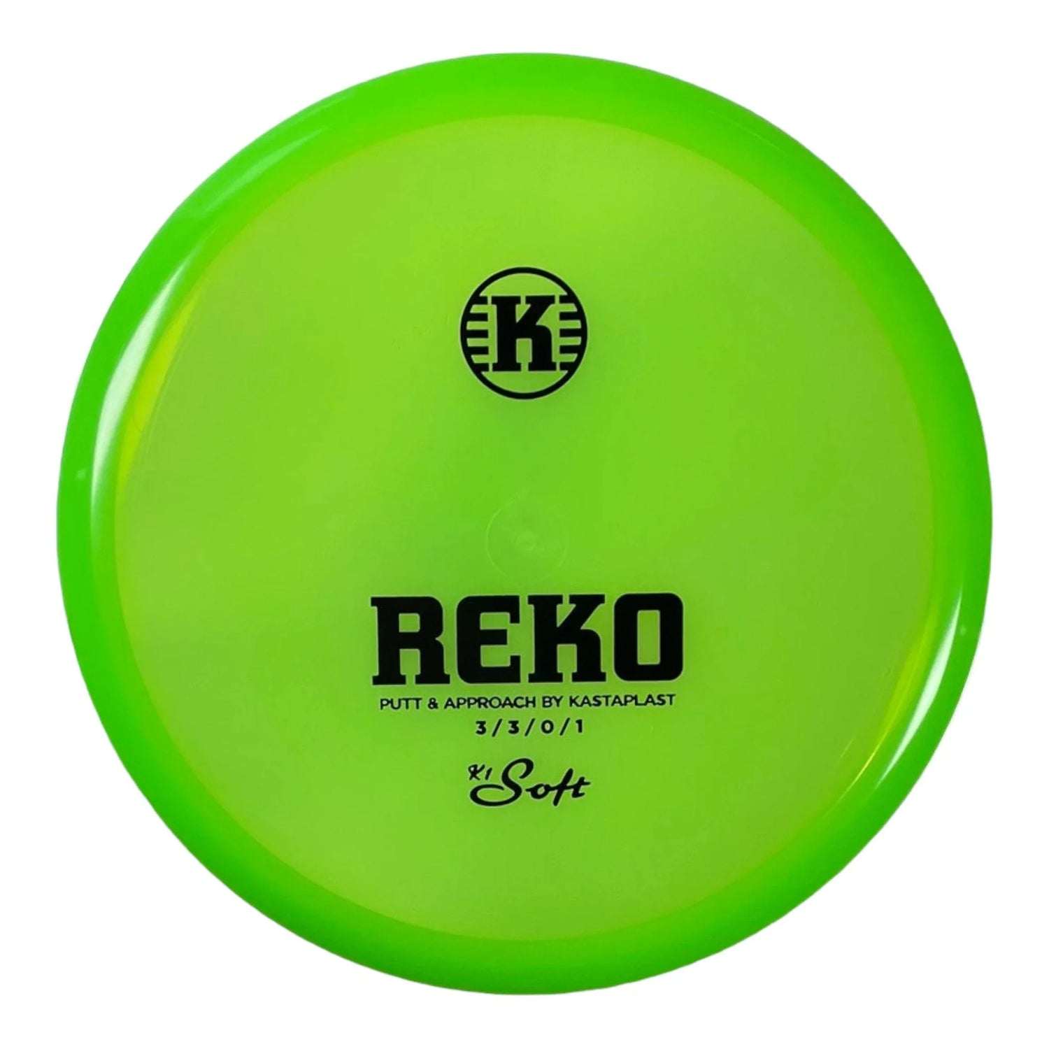 Kastaplast Reko | K1 Soft | Green/Black 172g Disc Golf