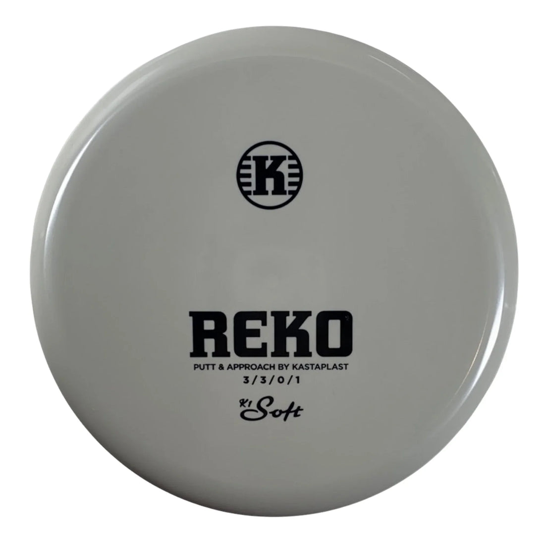 Kastaplast Reko | K1 Soft | Grey/Black 173 - 175g Disc Golf