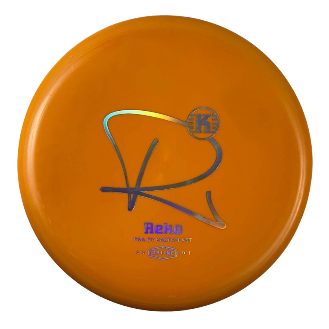Kastaplast Reko | K3 | Orange/Holo 173g Disc Golf