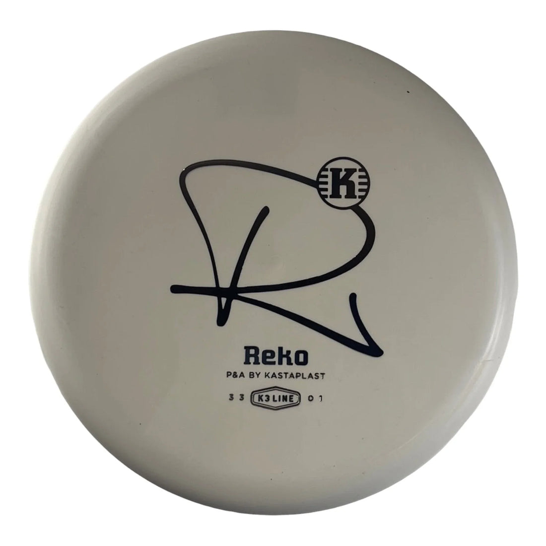 Kastaplast Reko | K3 | White/Silver 170 - 173g Disc Golf