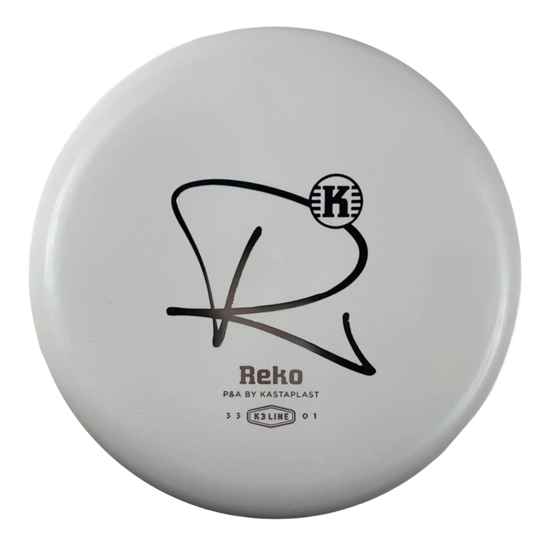 Kastaplast Reko | K3 | White/Silver 173g Disc Golf