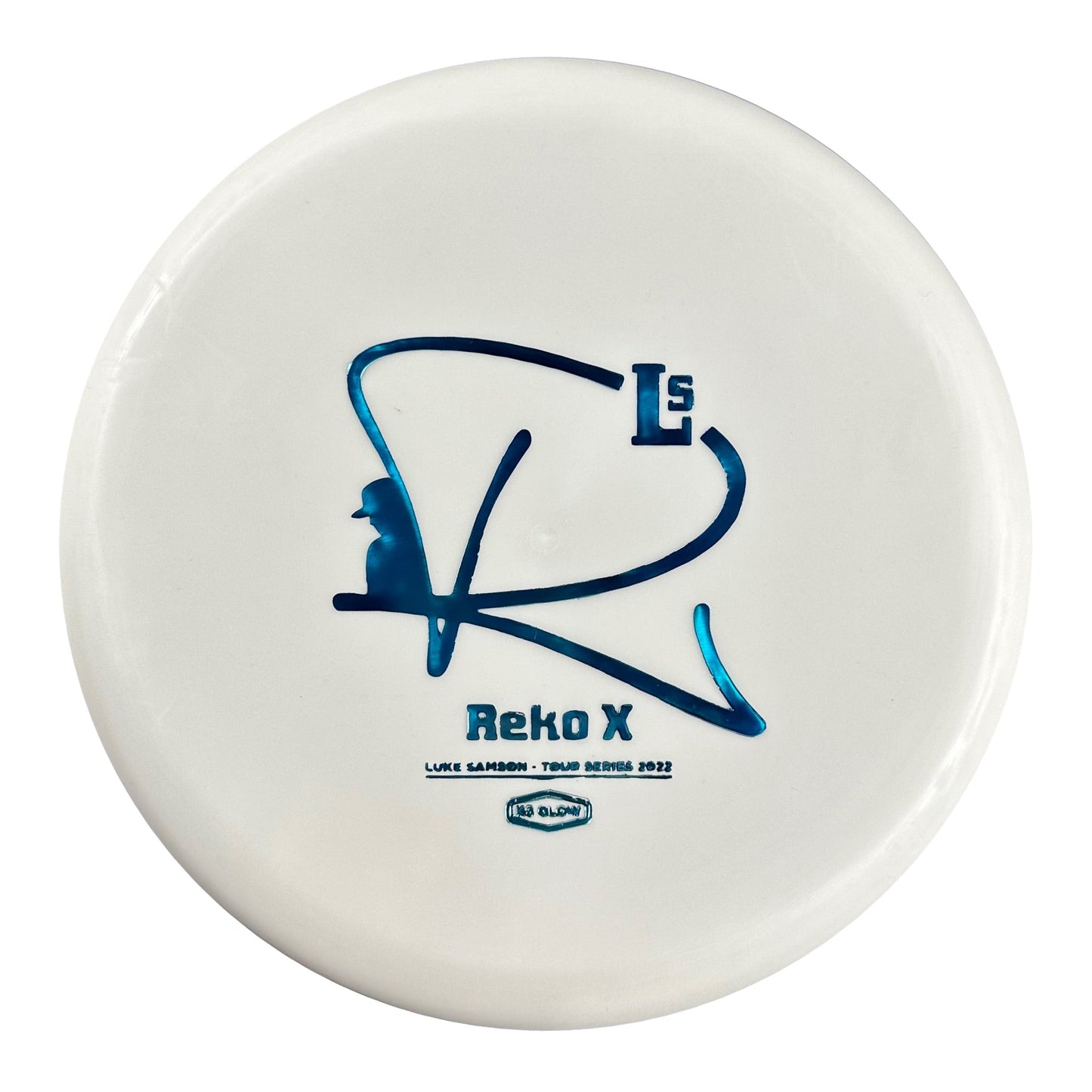 Kastaplast Reko X | K3 Glow | White/Blue 176g (Luke Samson) Disc Golf