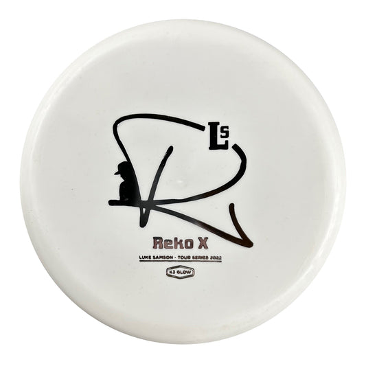 Kastaplast Reko X | K3 Glow | White/Silver 175-176g (Luke Samson) Disc Golf