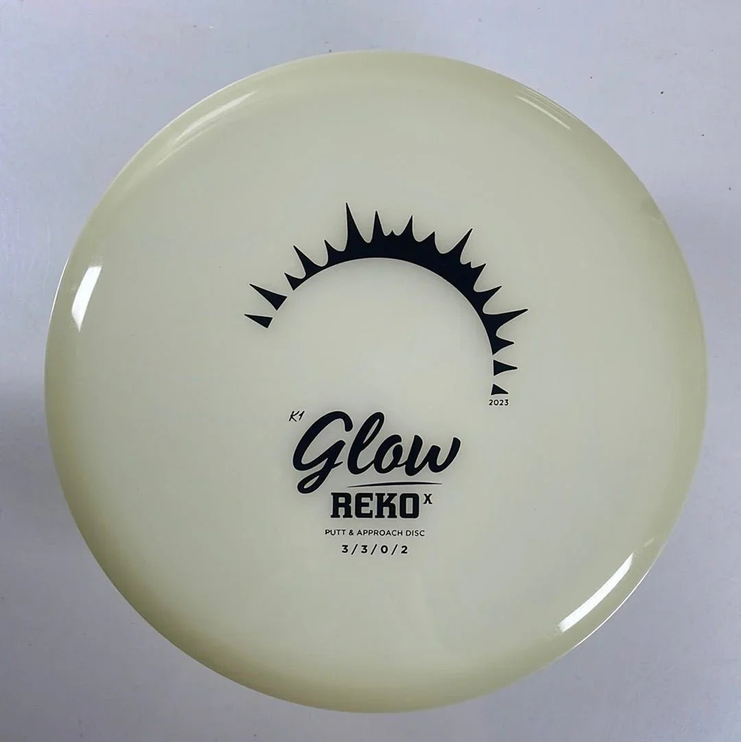 Kastaplast Reko X | K1 Glow | Glow/Black 171 - 172g (2023) Disc Golf