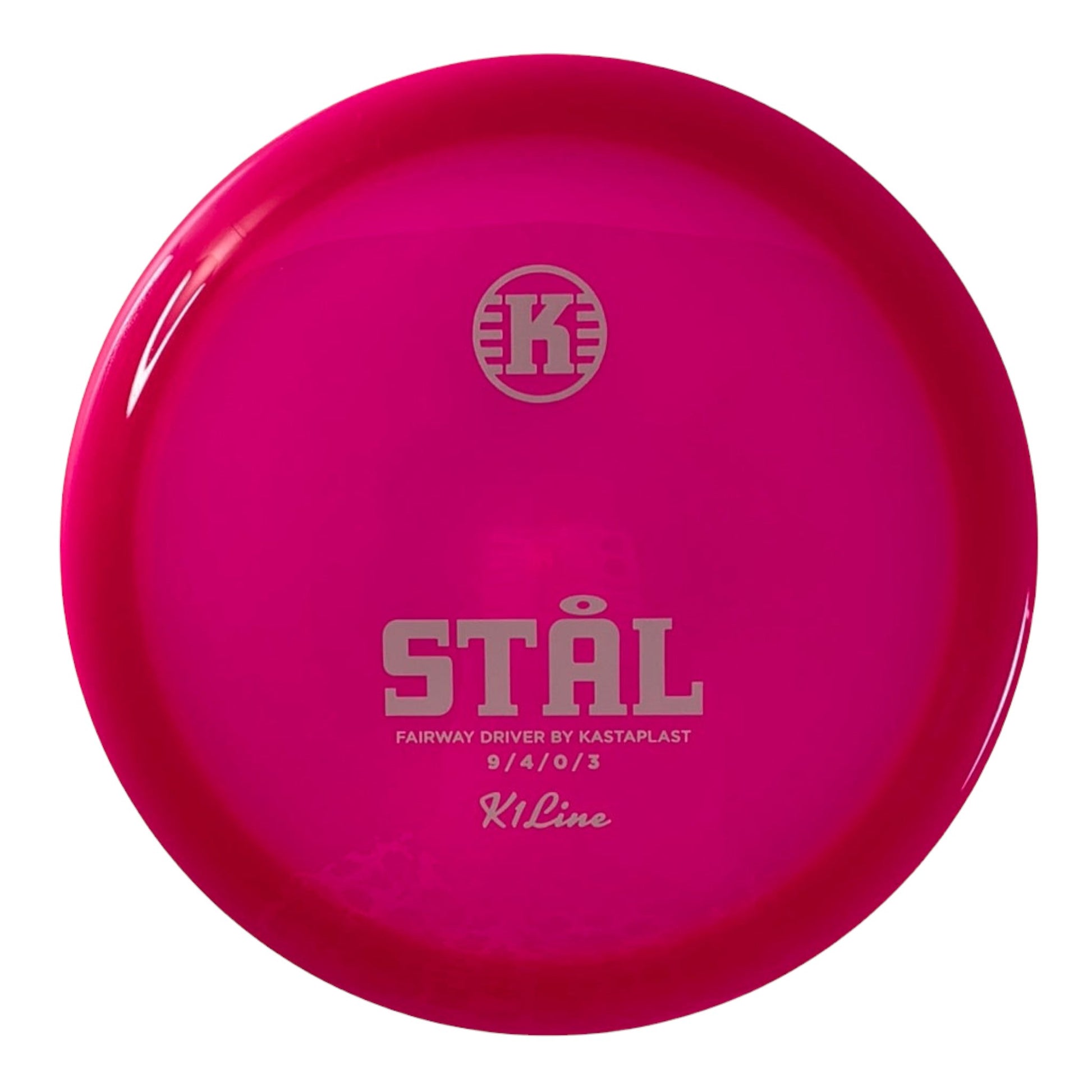 Kastaplast Stål | K1 | Pink/White 170g Disc Golf