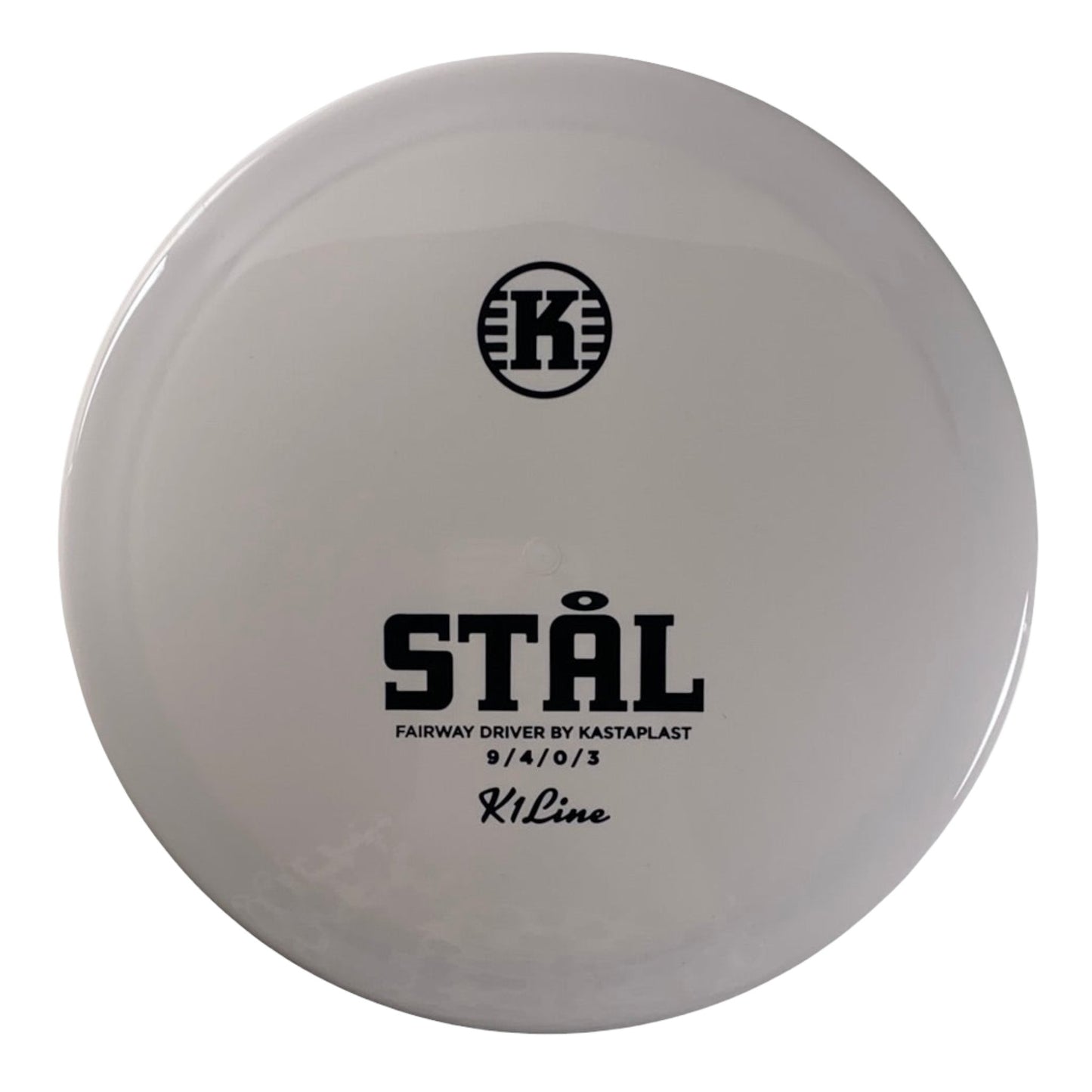 Kastaplast Stål | K1 | White/Black 173g Disc Golf