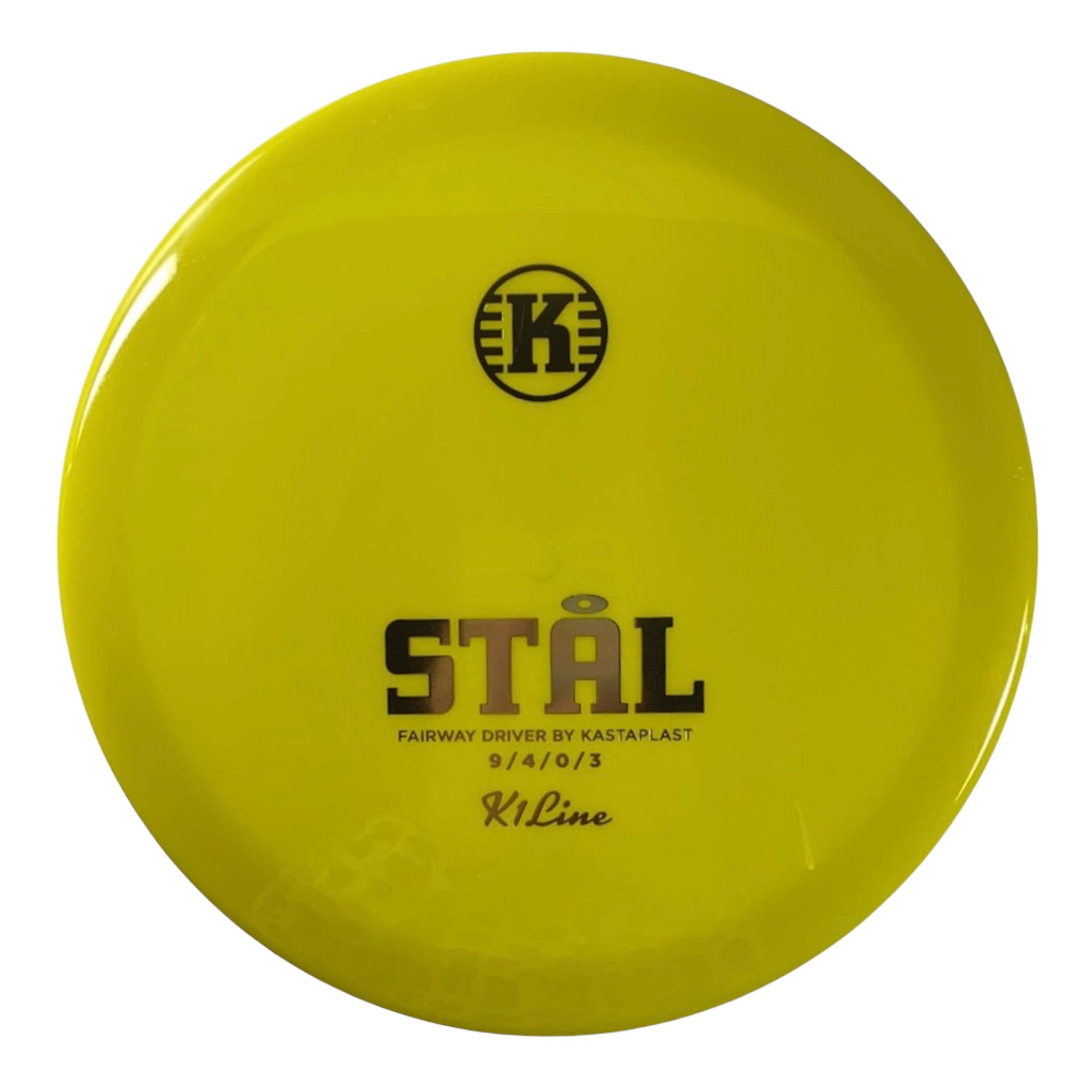 Kastaplast Stål | K1 | Yellow/Gold 174g Disc Golf