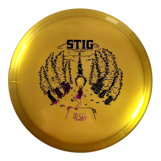 Kastaplast Stig | K1 Hard | Gold/Pink 174-175g (Clay Edwards) Disc Golf