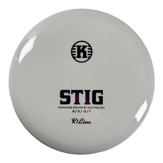 Kastaplast Stig | K1 | White/Pink 173-174g Disc Golf