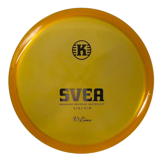 Kastaplast Svea | K1 | Orange/Silver 175g Disc Golf