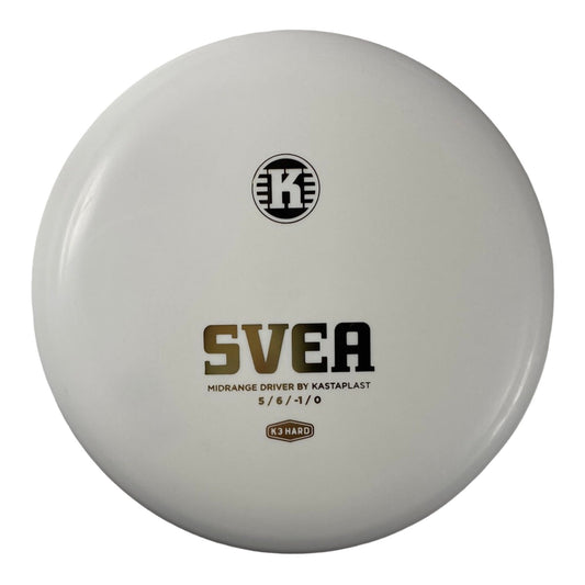 Kastaplast Svea | K3 Hard | White/Gold 179g Disc Golf