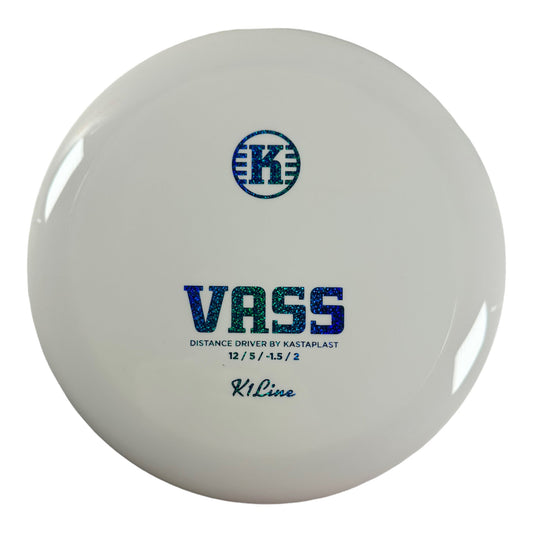 Kastaplast Vass | K1 | White/Blue 172g Disc Golf